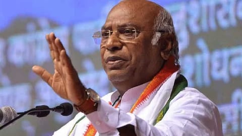 Congress president Mallikarjun Kharge
