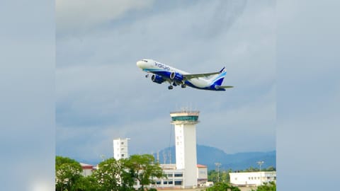 Indigo Airplane