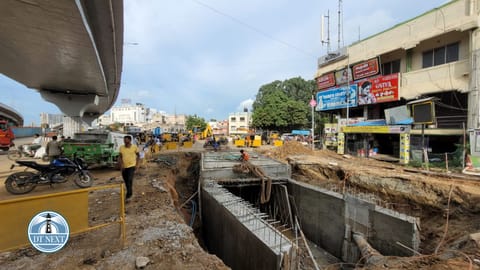 Stormwater drain works in Chennai