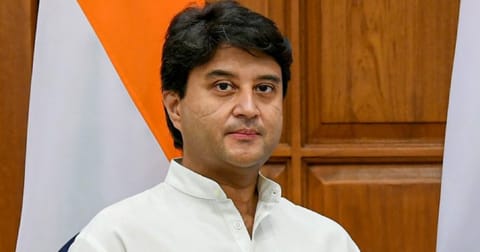 Civil Aviation Minister Jyotiraditya Scindia
