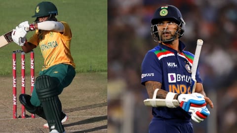 Shikhar Dhawan and Bavuma