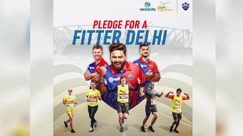 Delhi Capitals partnered with Delhi Half Marathon