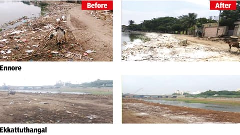 The GCC also removed at least 248 MT of debris. The highest was in Zone 10 (Kodambakkam) with 68 MT of construction materials.