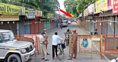 The number of checkposts in the city has been increased and pickets erected wherever required