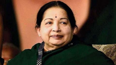 Former Chief Minister and AIADMK supremo J Jayalalithaa
