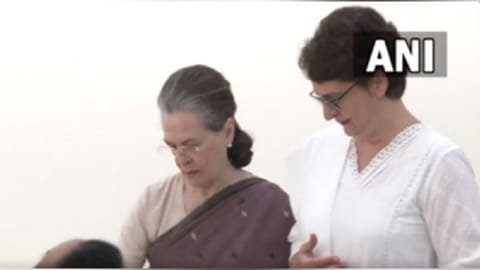 Sonia Gandhi and Priyanka Gandhi Vadra