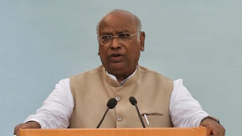Congress president Mallikarjun Kharge