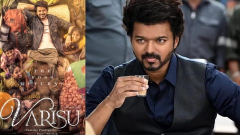 Poster and still from Varisu