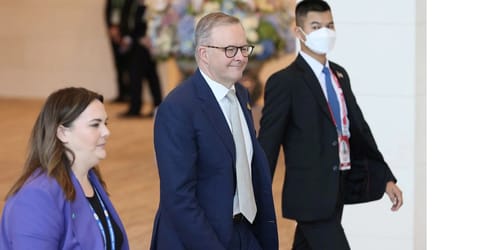 Australia's Prime Minister Anthony Albanese