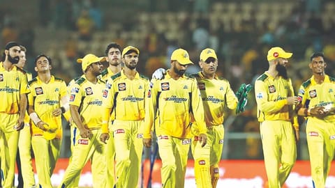 The Chennai Super Kings side