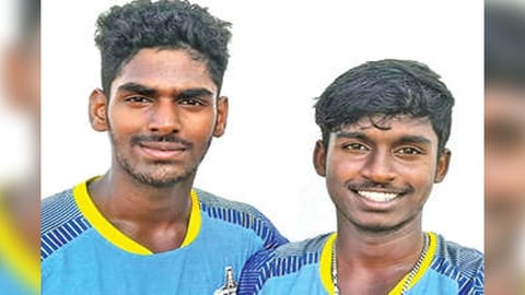 Mohamed Ali (left) and Athish