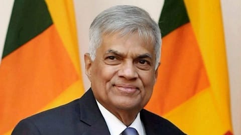 Sri Lankan President Ranil Wickremesinghe