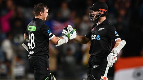 Tom Latham and Kane Williamson