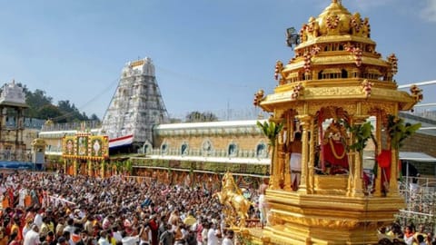 The temple's gold deposits in banks have increased from 7.3 tonnes in 2019 to 10.25 tonnes in 2022