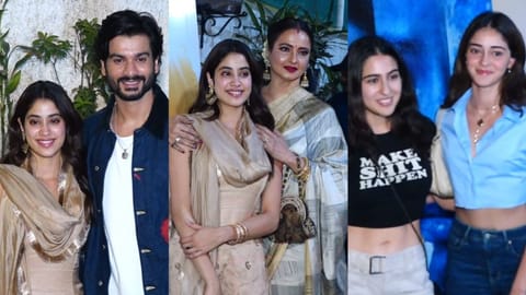 Janhvi Kapoor, Sunny Kaushal, Rekha, Ananya Panday and Sara Ali Khan