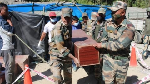 10 bodies have been recovered after a large portion of a stone quarry in Mizoram