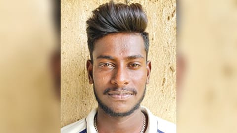 Left-arm spinner M Mathivanan