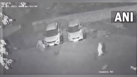 Visuals of CCTV footage, confirmed by police