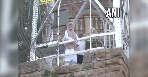 Prime Minister Narendra Modi, along with Gujarat CM Bhupendra Patel, visits the incident site in Morbi