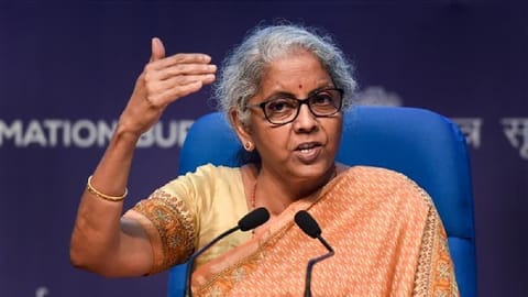 Finance Minister Nirmala Sitharaman