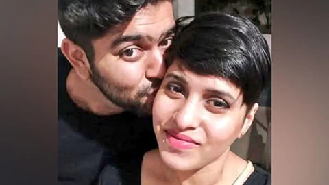 Aaftab with Shraddha