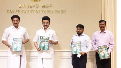 Tamil Nadu Chief Minister M K Stalin on Sunday inaugurated the renovated house in Varanasi