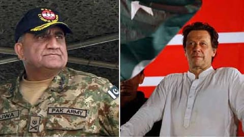 Qamar Bajwa; Imran Khan