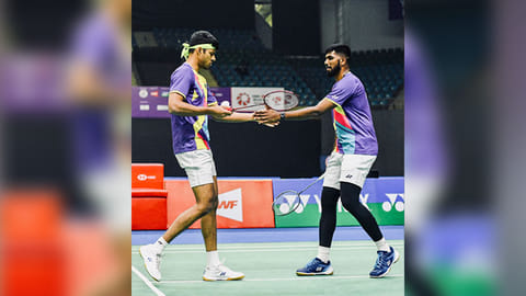 Satwiksairaj Rankireddy and Chirag Shetty