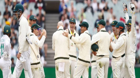 Team Australia win the series
