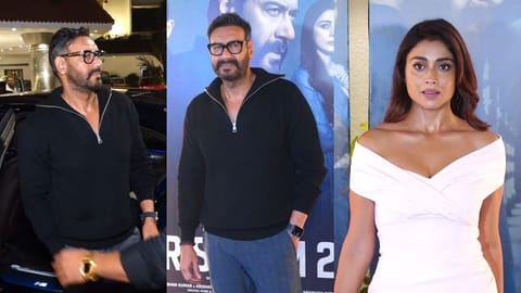 Ajay Devgn and Shriya Saran
