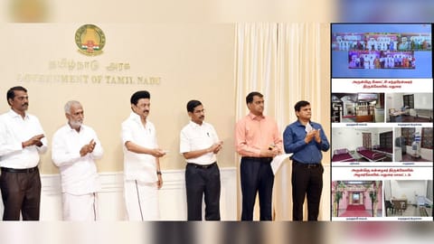 Stalin inaugurates the newly established medical centers in 5 temples.