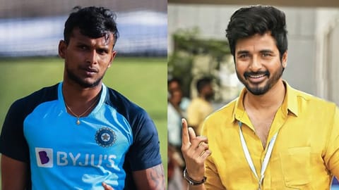 Cricketer T Natarajan; Sivakarthikeyan
