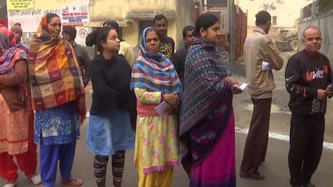 Visuals from Matiala village in Delhi