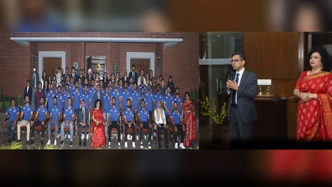 Indian envoy to Bangladesh hosts Indian Cricket Team in Dhaka