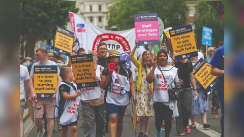 Protest in UK