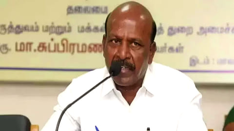 Tamil Nadu Health Minister MA Subramanian