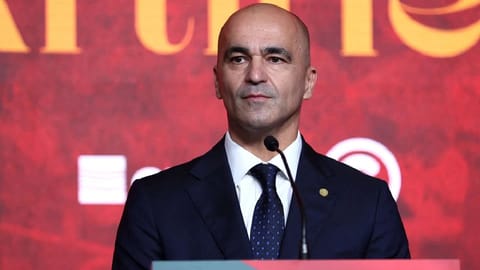 New Portugal coach Roberto Martinez during the presentation