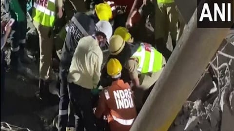 Rescue operation in progress.