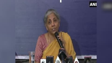 Finance Minister Nirmala Sitharaman