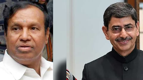 DMK treasurer TR Baalu and Governor RN Ravi