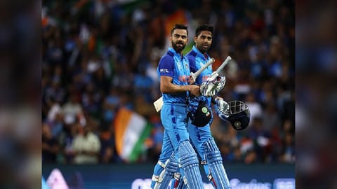 Suryakumar Yadav and Virat Kohli.