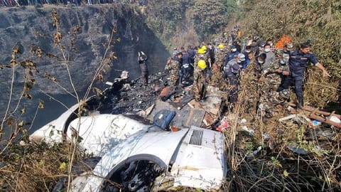 The crash site