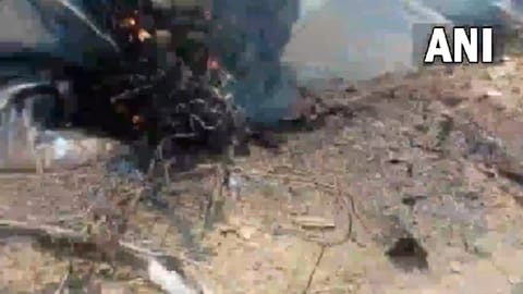 The crash site
