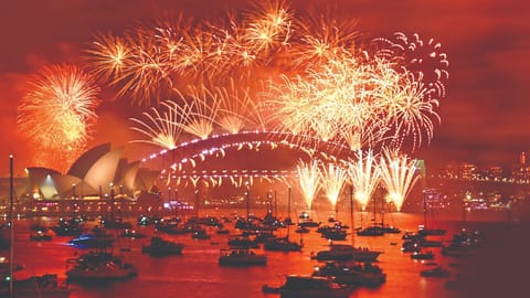 Celebrations spill over to streets in city on NY eve