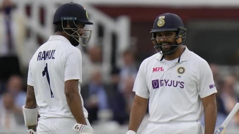 Rohit Sharma with KL Rahul