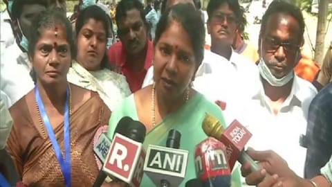 DMK MP Kanimozhi Karunanidhi