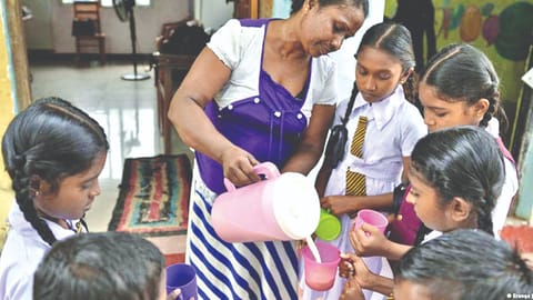Economic fallout: Hunger keeps Lankan kids away from school