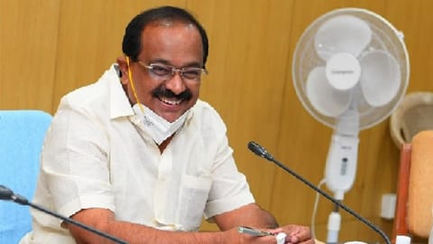 State Food Minister R Sakkarapani