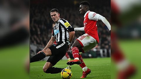 Arsenal played a draw with Newcastle