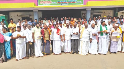 Kumbakonam residents protest seeking separate revenue district status